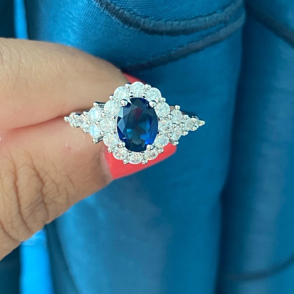 ✨Blue Sapphire Ring✨ - Picture 4 of 6